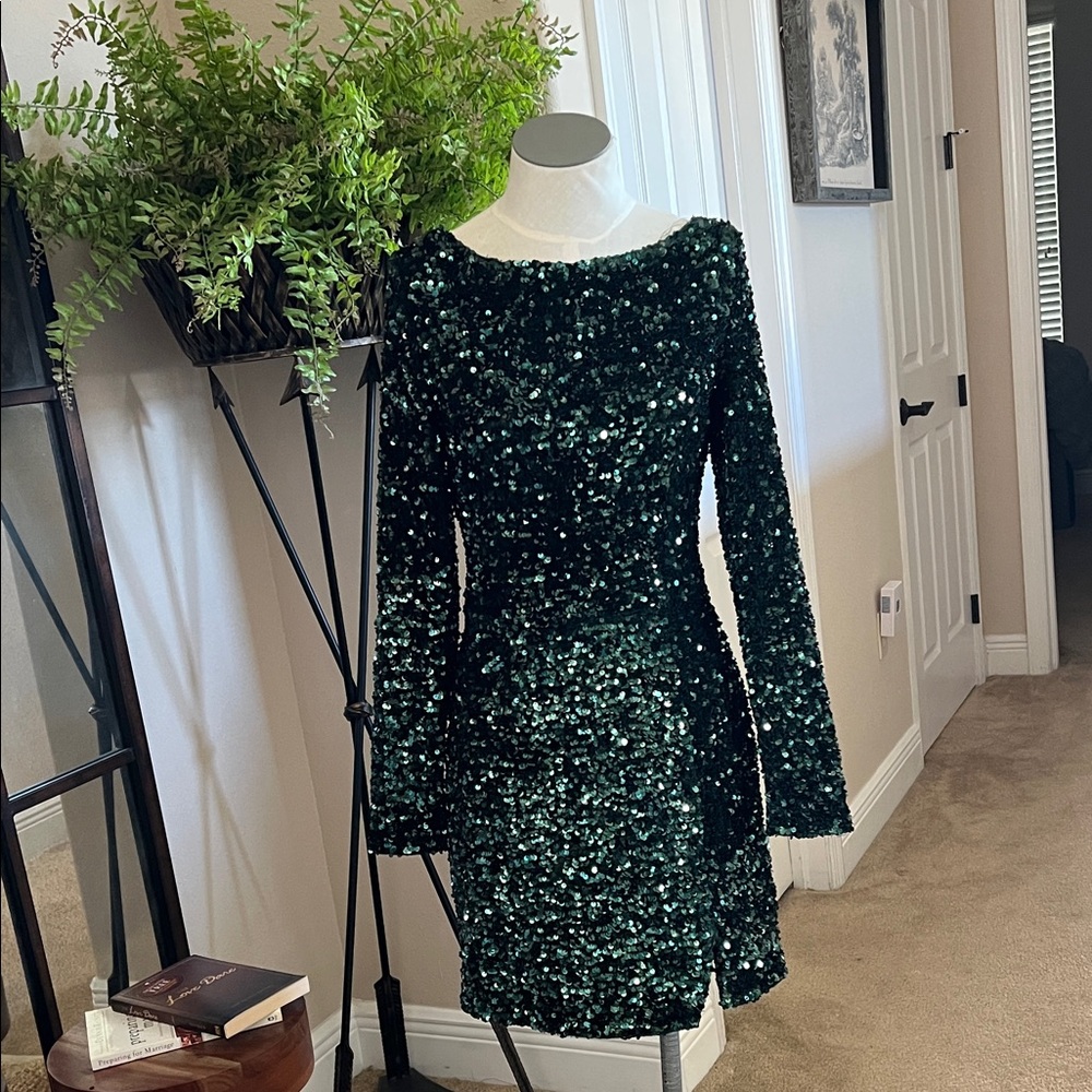 * BRAND NEW* Elegant Green Sequin Dress